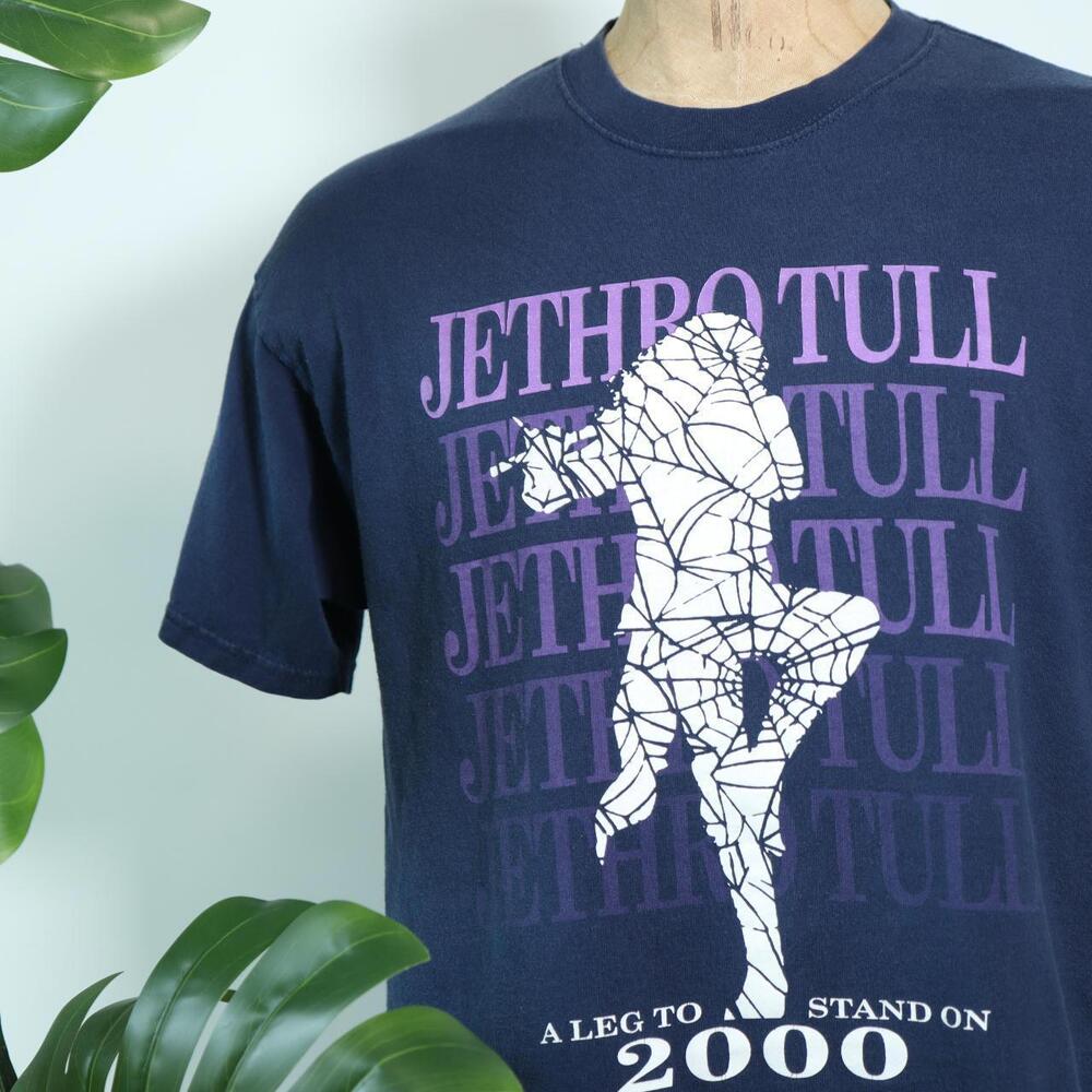 Vintage 00s Jethro Tull A Leg To Stand On Tour T-Shirt